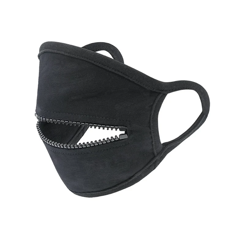 Title 4, Zwart 2-laags stofdicht en warm fietsmasker met...