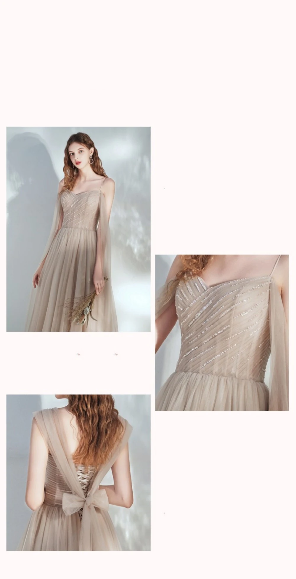 Vestido Delgado para Cenas Diarias Elegante y Cómodo Perfecto para Fiesta. Un look sofisticado, ligero y ideal para lucir en cada evento. — foto 3