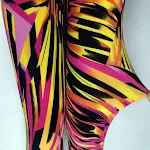 Pink and yellow lines