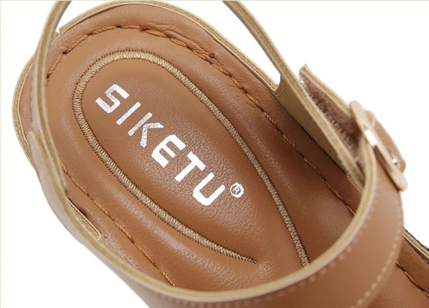 Title 11, Sandalias de cuña casuales con suela blanda par...