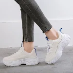 Damskie buty Daddy z grubą podeszwą, codzienne buty do biegania dla studentek. Wygodne i stylowe, idealne na co dzień i do aktywności. — zdjęcie 3