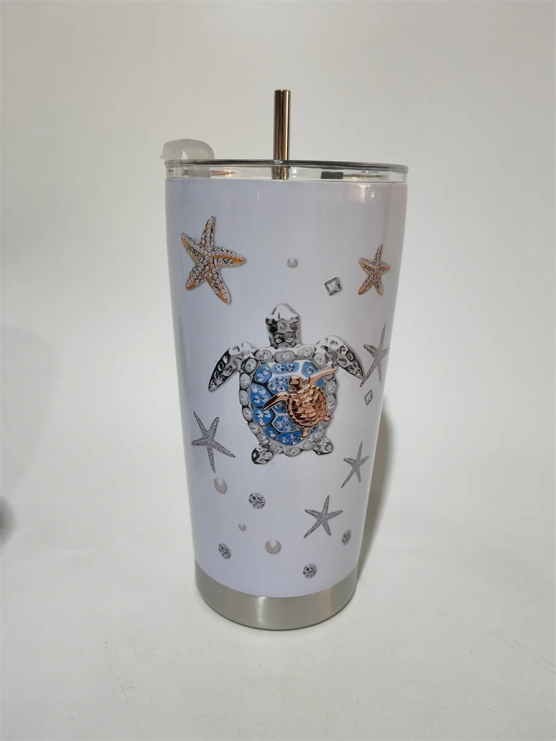 Digital Printing Halloween Cup With Straw Enjoy festive drinks with this reusable cup. Perfect for Halloween parties, ad — photo 2