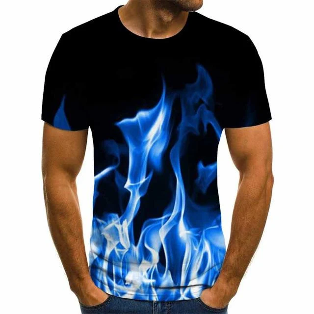 Camiseta masculina com estampa digital, ideal para expressar seu estilo único. Conforto e durabilidade garantidos, perfeita para diversas ocasiões. — foto 1