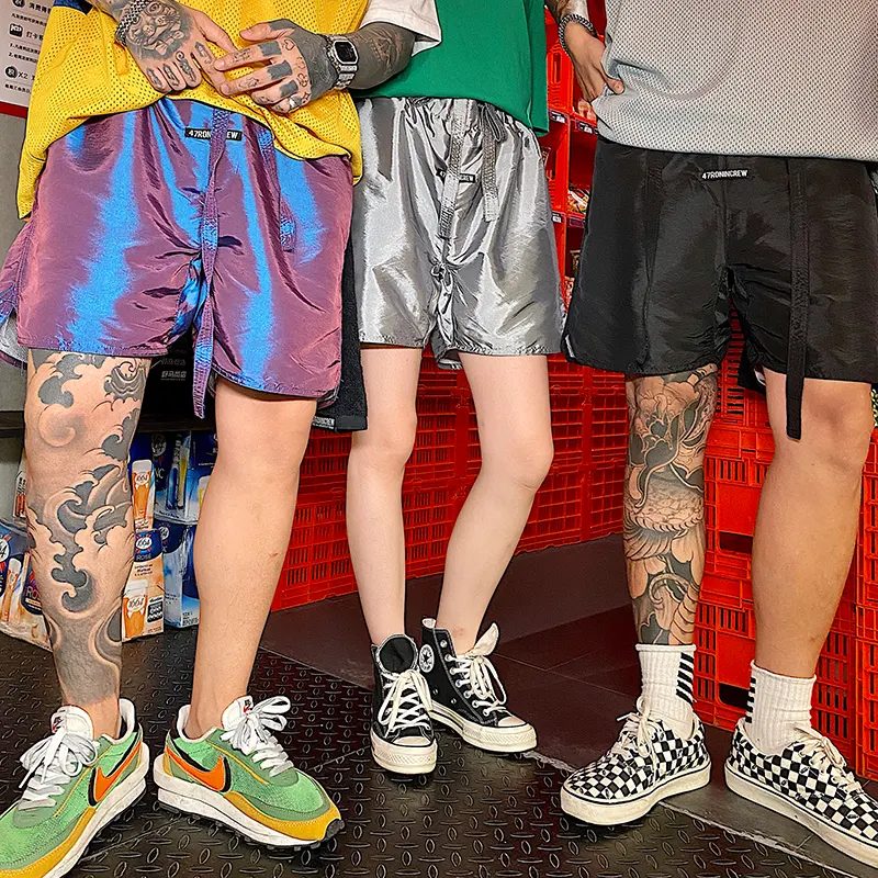 Title 6, Colorful high street style shorts for men and w...