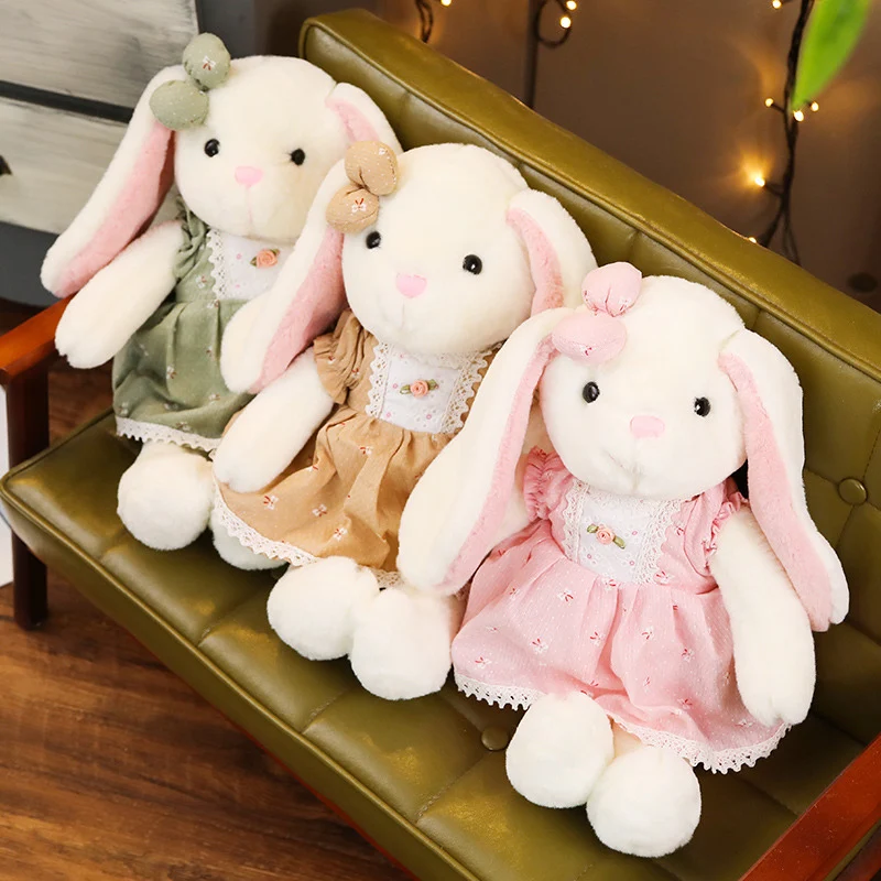 Title 3, Bunny doll ragdoll plush toys, a soft and cuddl...
