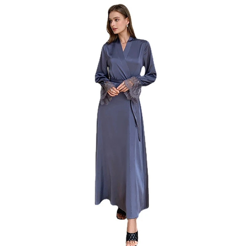 Title 6, Womens Summer Thin Satin Ice Silk Pajamas Lace...