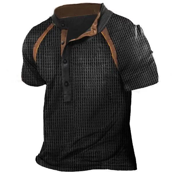 Title 2, Camiseta masculina casual com manga curta, gola...