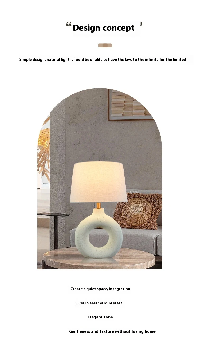 Title 6, Feng Pottery Pot Table Lamp for Hotel Model Roo...
