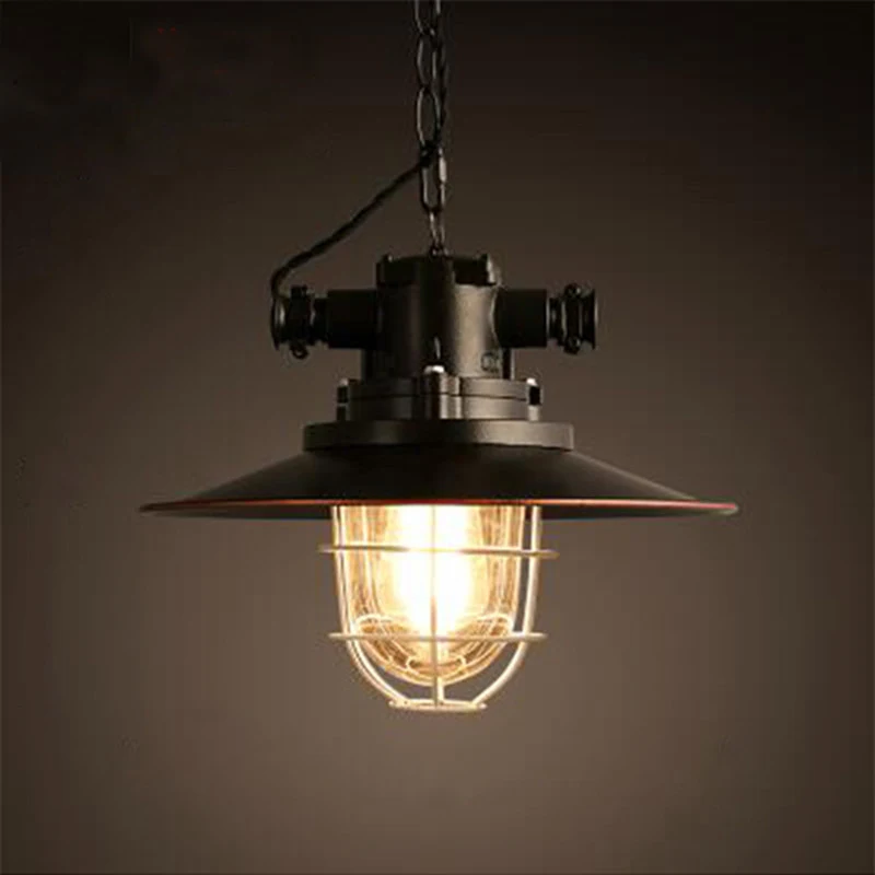 Title 8, American Retro Bar Lid Single-Head Droplight Vi...