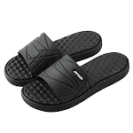 Chinelos de massagem antiderrapantes Tide Drag masculinos Sandálias de banho confortáveis e com design de massagem para relaxamento. — foto 4