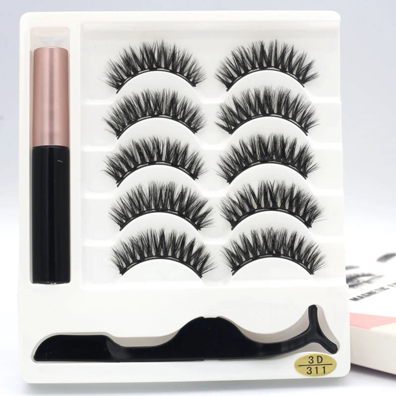 Title 9, 5 pairs of magnetic eyelashes for stunning eyes...