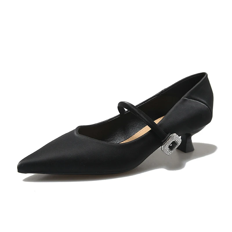 New Women's High Heels with Pointed Toe and Rhinestones, perfect for adding elegance and sparkle to your outfit for any — photo 4
