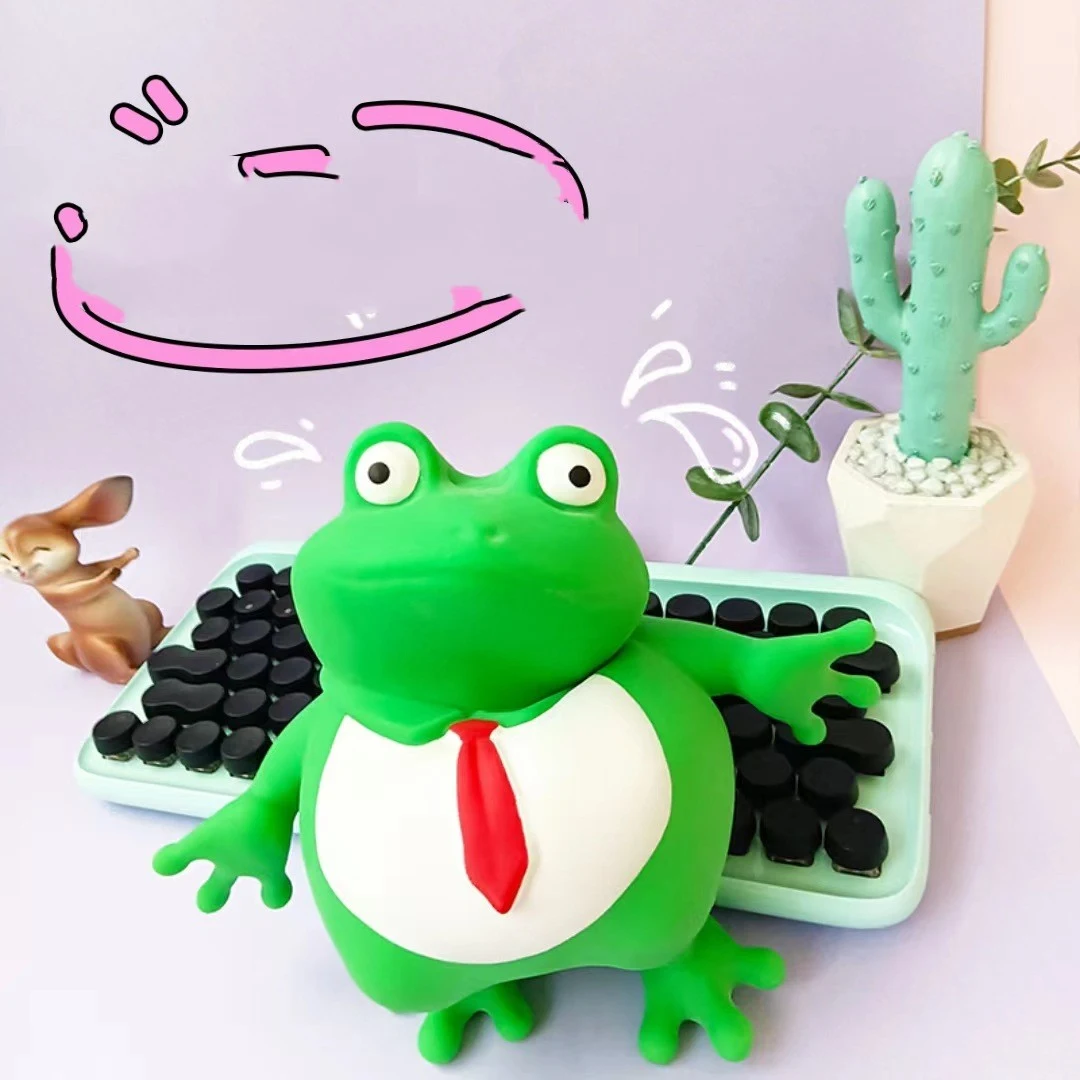 Decompression Toy Frog Prince for Pinching and Pulling. Relieve stress and anxiety with this fun and squishy toy for rel — photo 5