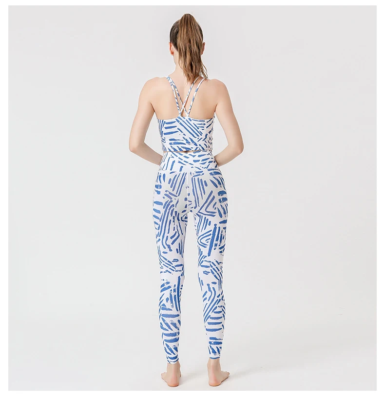 Title 6, Roupas de yoga europeias e americanas terno fem...
