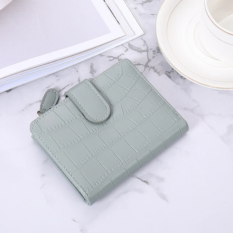 Title 2, Wallet Womens Solid Color Simple Zipper Multi ...