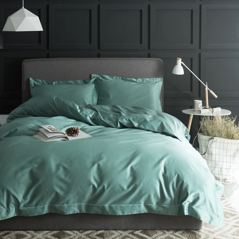 Title 11, Solid-color, all-cotton four-piece set for a co...