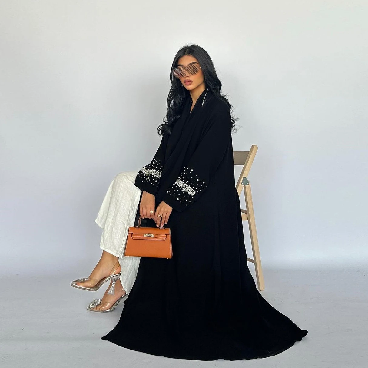 Title 2, Womens Bubble Bead Cardigan Robe Dress with He...