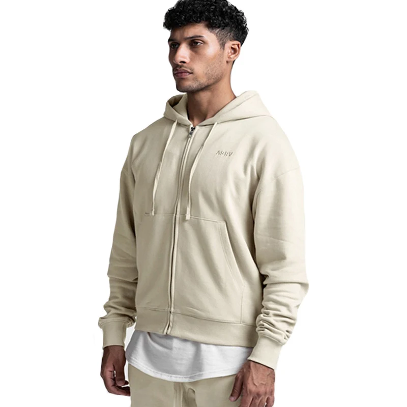 Spring and Autumn Men's Cardigan Hoodie, a versatile and comfortable choice. Lightweight jacket ideal for everyday wear, — photo 3