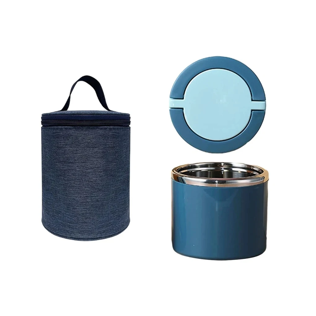 Stainless Steel Insulated Barrel Lunch Box for Work, keeps your food fresh and at the right temperature, durable and lea — photo 17