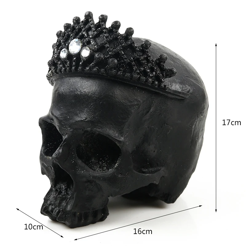 Title 4, Modelo decorativo de calavera de resina para cr...