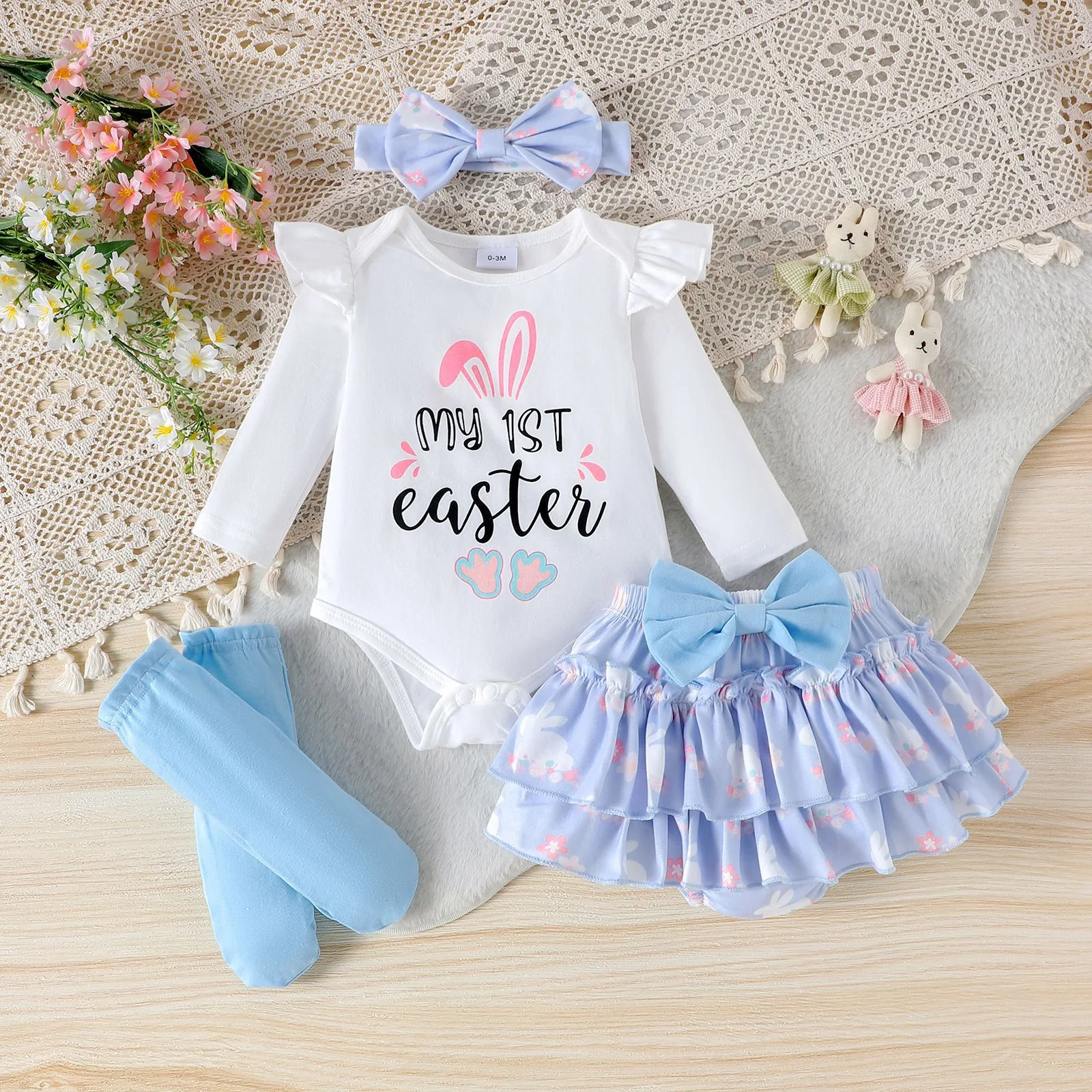 Title 7, Schattige jumpsuit met letterprint, lange mouwe...