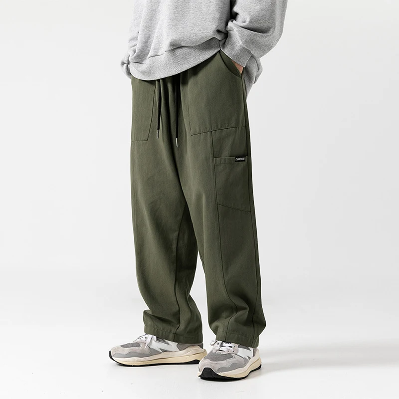 Men's Fashion Casual Loose Straight Panel Pants — photo 5