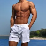 Herren Sporthorts Sommer Mid-Waist Ohne Innenfutter Baumwolle Atmungsaktiv Freizeit Komfort ideal für Training & Alltag — foto 10