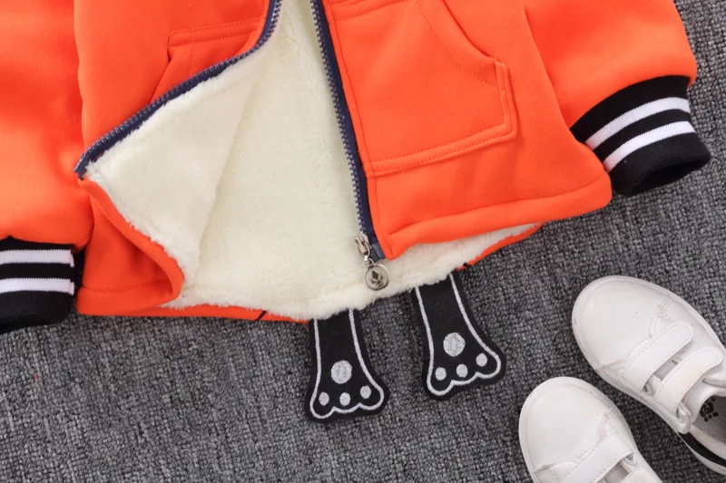 Title 7, Jaqueta Infantil de Fleece Outono e Inverno, Co...