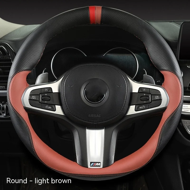 Round D-Type Universal Steering Wheel Cover, Enhanced Grip and Comfort, Easy Installation, Anti Slip Design, Protects Yo — photo 2