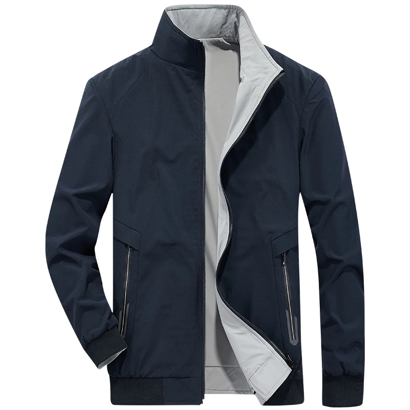 Men's Casual Sports Jacket Reversible Double Sided Wear Versatile and Functional Stylish Design Comfortable for Everyday — photo 7