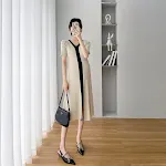 Slim fit and slim knit high stretch dress provides a flattering silhouette. Experience comfort and style with this versa — photo 3