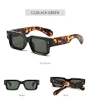 Personality Rivets Thick Frame PC Sunglasses. Stylish eyewear offering excellent eye protection with a bold, contemporar — photo 15