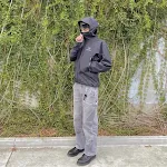 Vintage Gravel Gray Washed Broek — foto 12