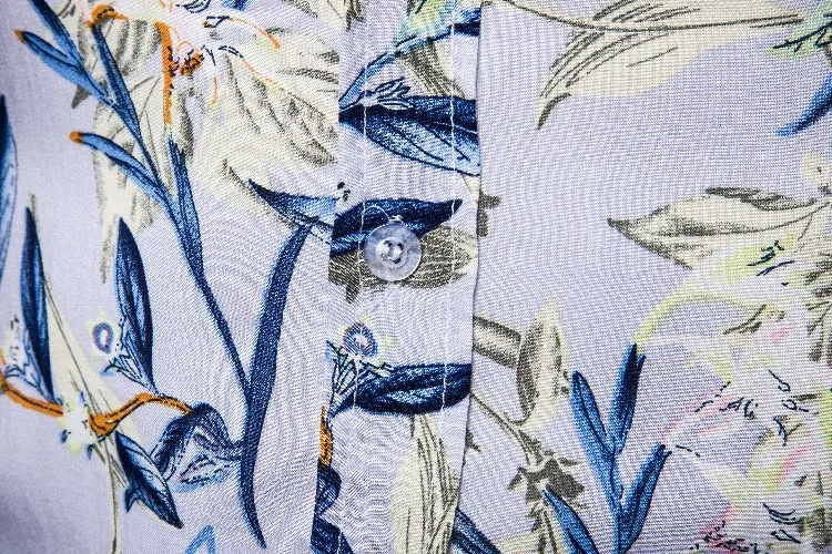 Title 3, Hawaiian silk cotton shirt featuring beautiful ...