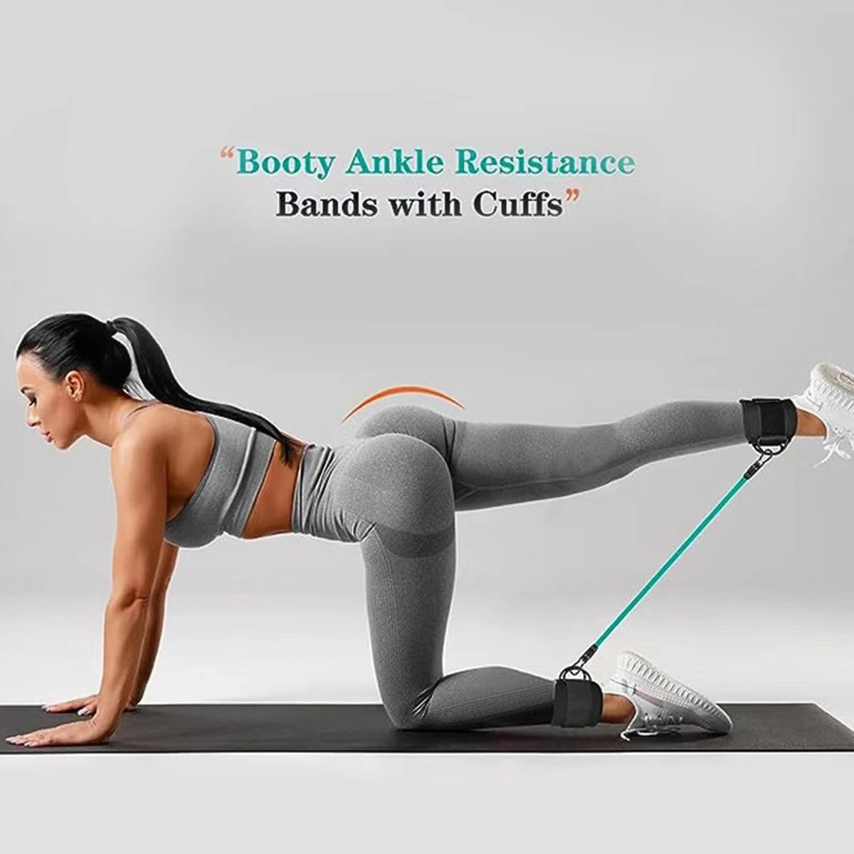 Title 4, Ankle Ring Leggings with Straps and Foot Buckle...