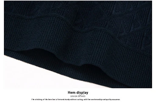 Title 3, Mens Casual Wool Blend Fleece False-Two-Piece ...