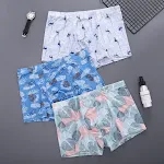 Cuecas boxer masculinas shorts confortáveis. Calças de baixo ideais para uso diário e esportes, com ótimo ajuste e respirabilidade. — foto 1
