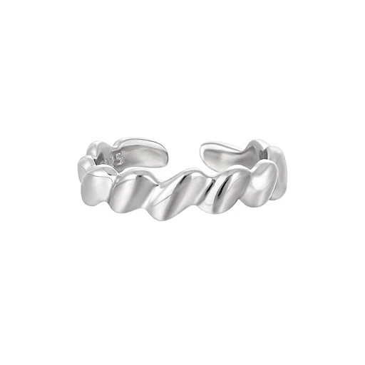 Title 1, Pulseira anel simples feminina em prata 925 com...