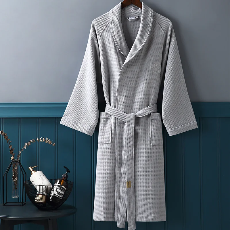 Absorbent and Quick-drying Bathrobe for Men and Women, Long and Thin, Couples' Robe, Perfect for After Shower or Spa Use — photo 4