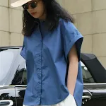 Novo Camisa japonesa refrescante casual enrolada solta — foto 7