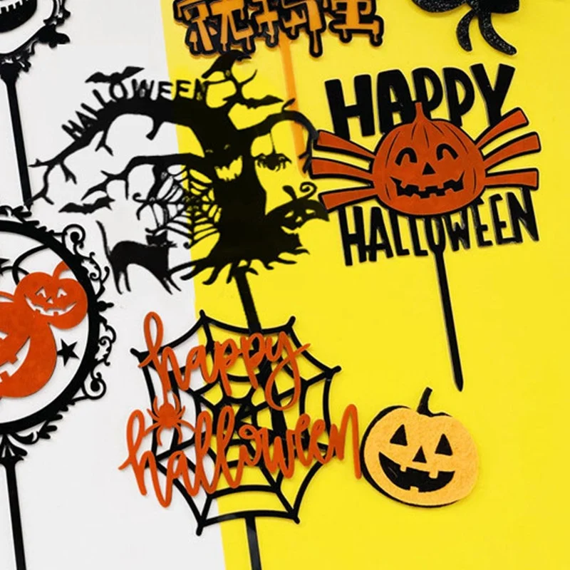 Title 5, Halloween Acrylic Cake Insertion Elevate your s...