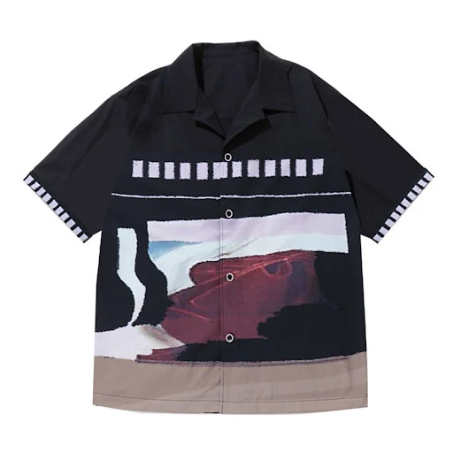 Title 5, Trendy Unisex Retro Desert Landscape Printed Sh...