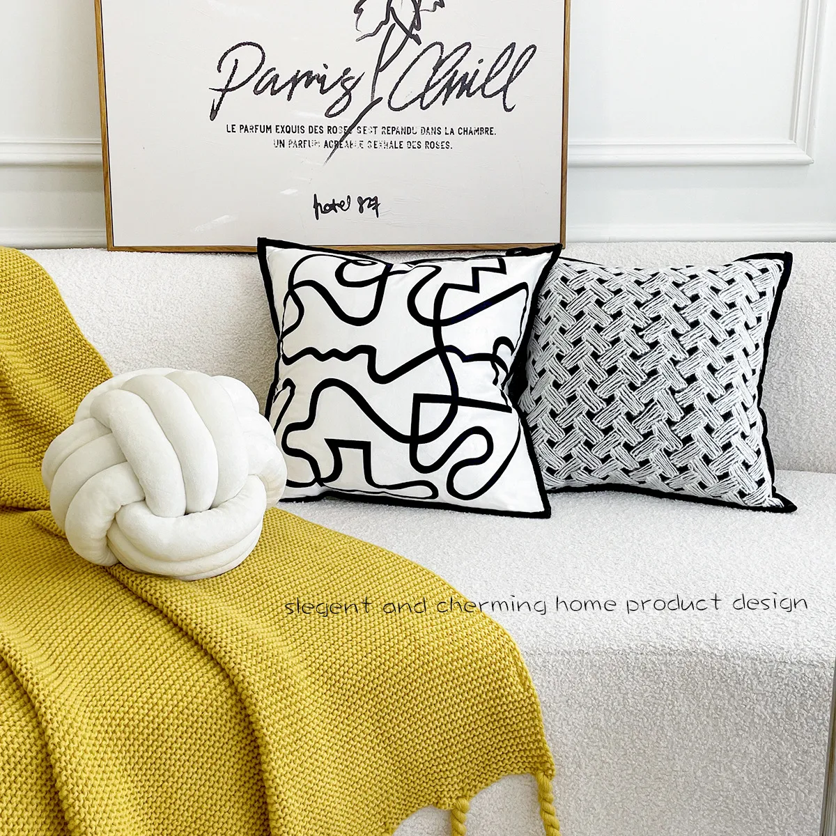 Capa de almofada para sofá de sala em veludo estampado, adiciona elegância e conforto, perfeita para relaxar. — foto 6