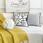 Capa de almofada para sofá de sala em veludo estampado, adiciona elegância e conforto, perfeita para relaxar. — foto 6