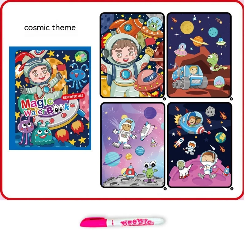 Children's Magic Boys' Educational Water Picture Book. Watch colors appear with water! A fun, interactive way to learn a — photo 29