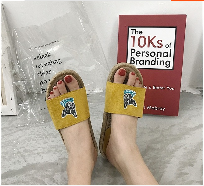 Title 3, Printed straw slippers for ultimate home comfor...