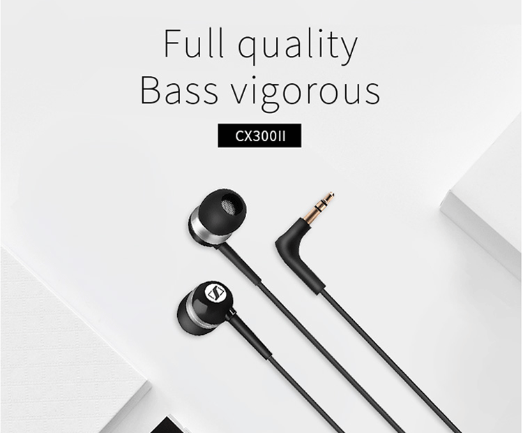 Title 1, Cuffie universali in-ear cablate con bassi pote...