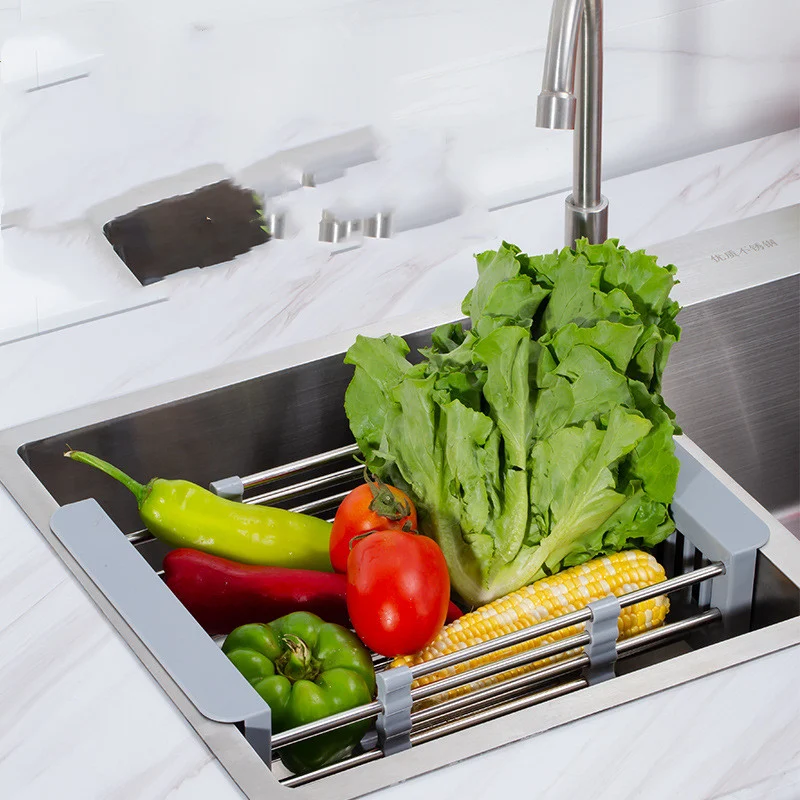 Title 5, Kitchen Sink Retractable Drain Basket Extendabl...