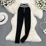 Pantalones Lápiz Negros Versátiles para Mujer Elegancia y Comodidad en un Diseño Clásico Perfecto para Cualquier Ocasión y Estilo. — foto 1