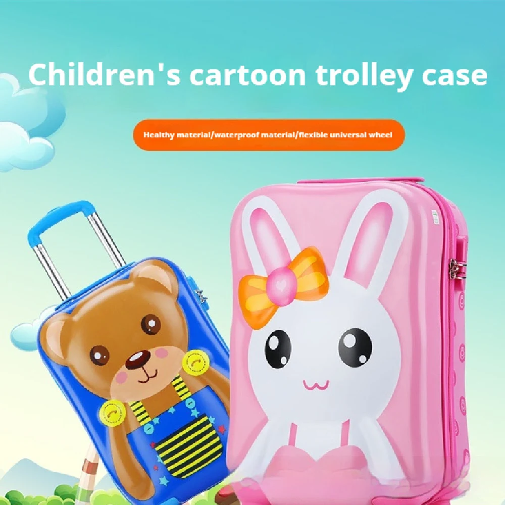 Mala Infantil Trolley com Estampa de Desenho Animado, Ideal para Viagens e Férias, Leve e Divertida, Confortável e Segura para Crianças — foto 11